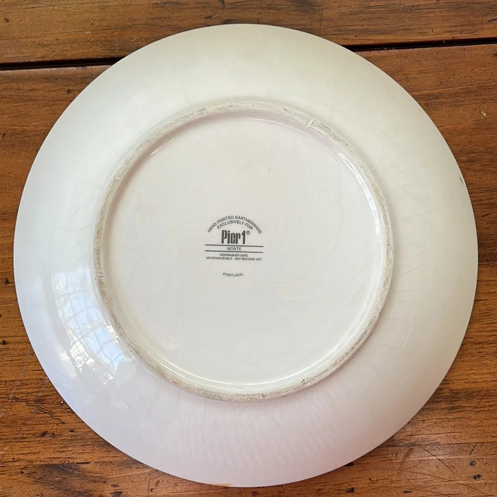 Pier1 Monte Salad Bowl 9.5” Eclectic Kitchen French Style